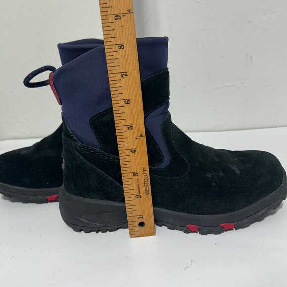 L.L. Bean Womens 8M Thinsulate Black & Navy Winter Boots With Rugged Soles - Picture 11 of 11